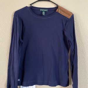 Ralph Lauren elbow patch shirt